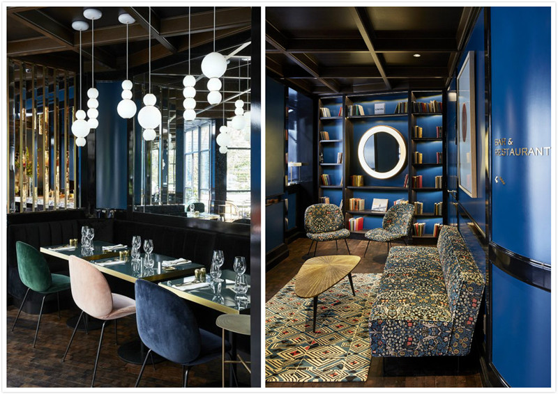 圖書室以及餐飲空間細節(jié)欣賞