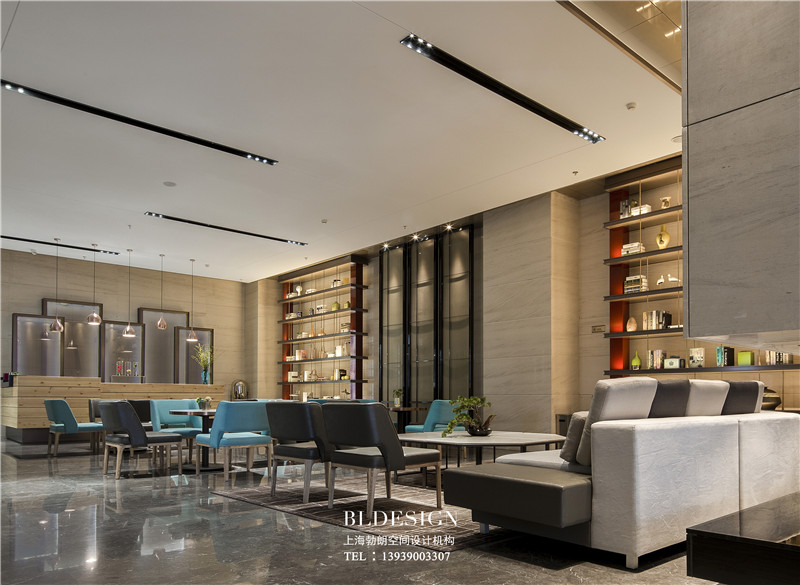 鄭州銘匯文華酒店大堂吧裝修設(shè)計圖