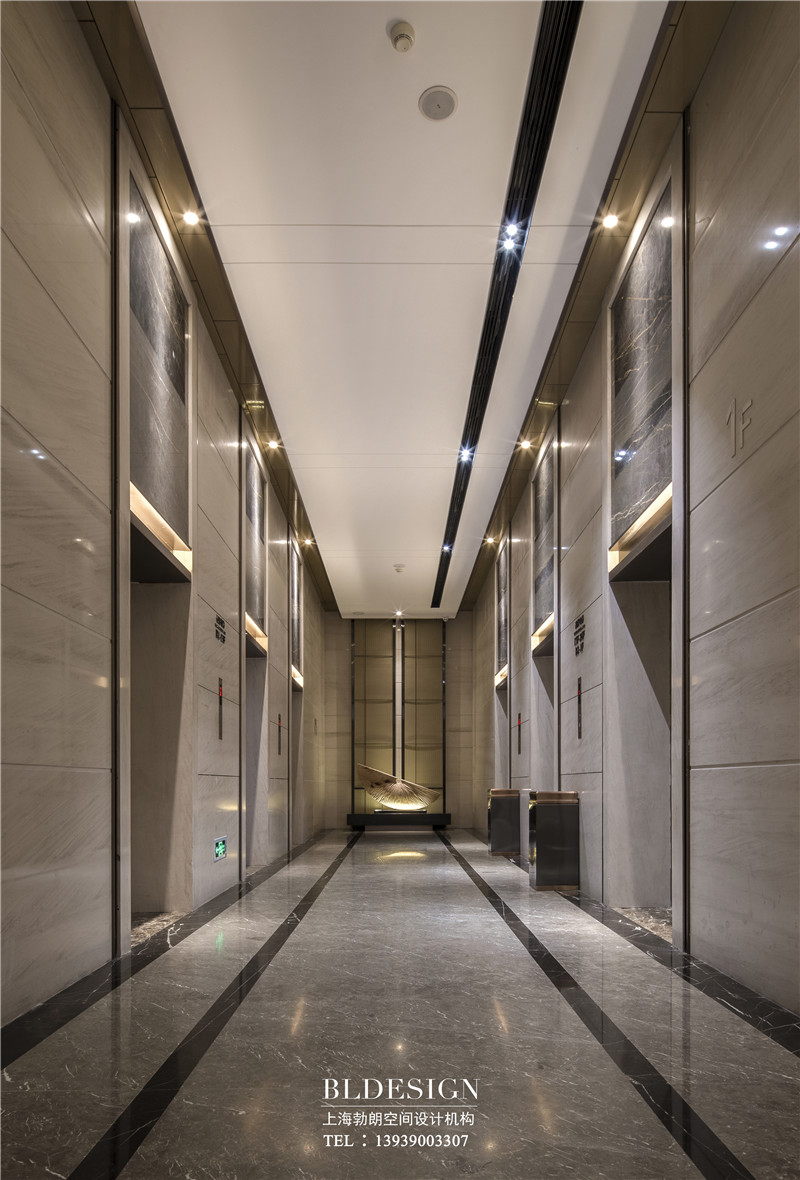 鄭州銘匯文華酒店電梯廳設(shè)計