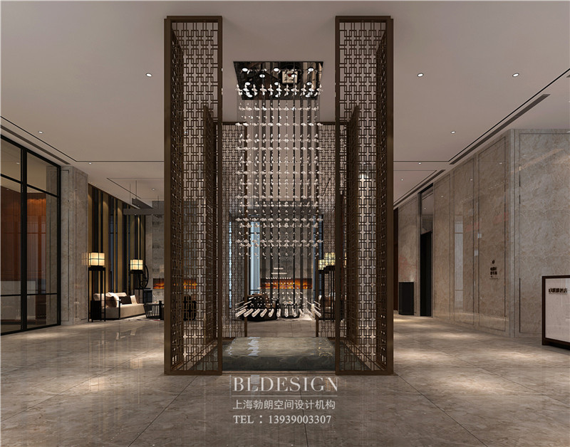蘭澤水舍酒店大廳設(shè)計(jì)