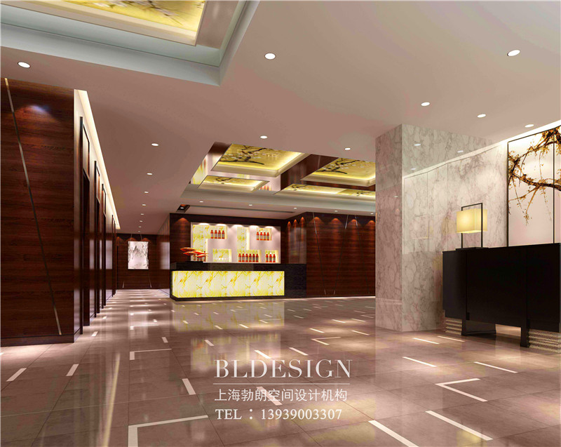 河南萬盛商務(wù)酒店大廳設(shè)計