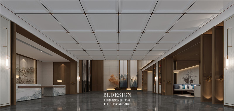 項城德銀三星酒店大堂裝修設(shè)計效果圖 項城德銀三星酒店大堂裝修設(shè)計效果圖