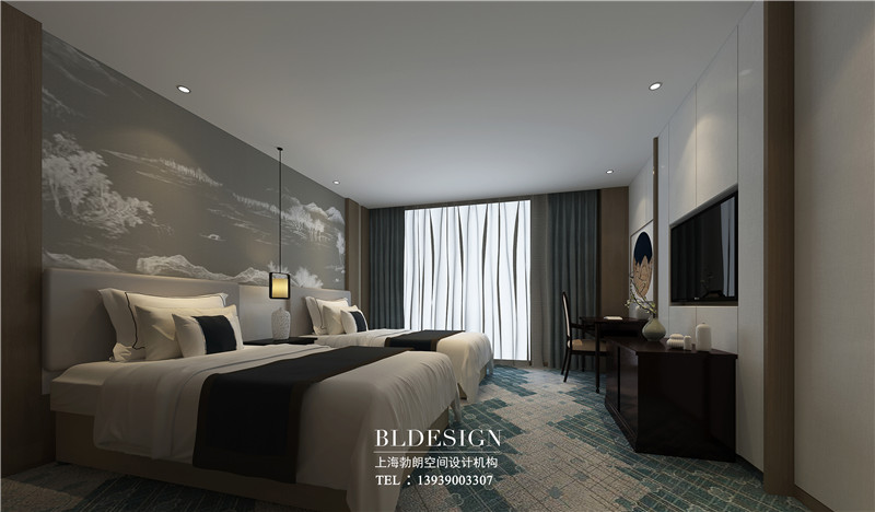 德銀精品商務(wù)酒店新中式客房裝修設(shè)計圖 德銀精品商務(wù)酒店新中式客房裝修設(shè)計圖