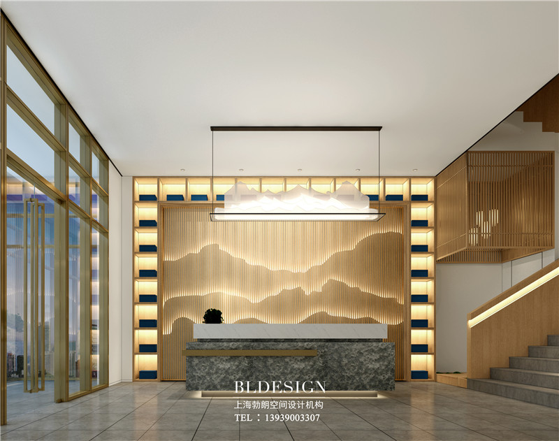 仟那精品酒店大堂設計效果圖