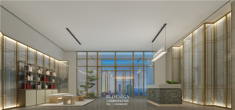 仟那精品酒店大堂設計效果圖