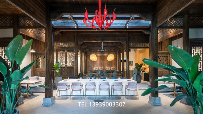 安徽宏村半山詩(shī)莉莉中式徽派酒店設(shè)計(jì)方案賞析