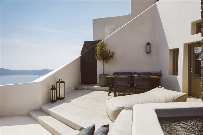 白色極簡風(fēng)圣托里尼島Vora別墅式酒店設(shè)計方案 白色極簡風(fēng)圣托里尼島Vora別墅式酒店設(shè)計方案