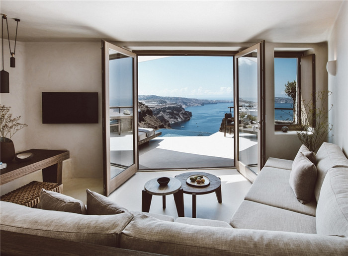 白色極簡風(fēng)圣托里尼島Vora別墅式酒店設(shè)計方案 白色極簡風(fēng)圣托里尼島Vora別墅式酒店設(shè)計方案