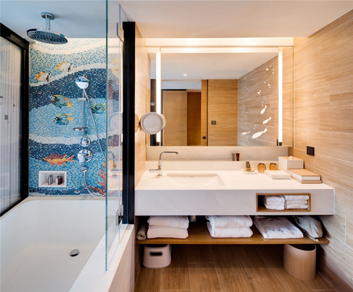 海洋公園萬豪度假酒店客房衛(wèi)生間設(shè)計圖 海洋公園萬豪度假酒店客房衛(wèi)生間設(shè)計圖