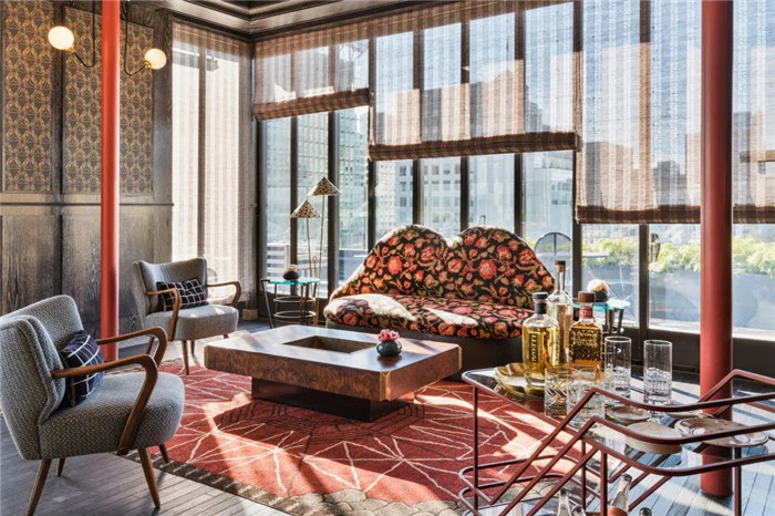 美國(guó)軟裝女王新作  舊金山Proper精品酒店設(shè)計(jì)方案