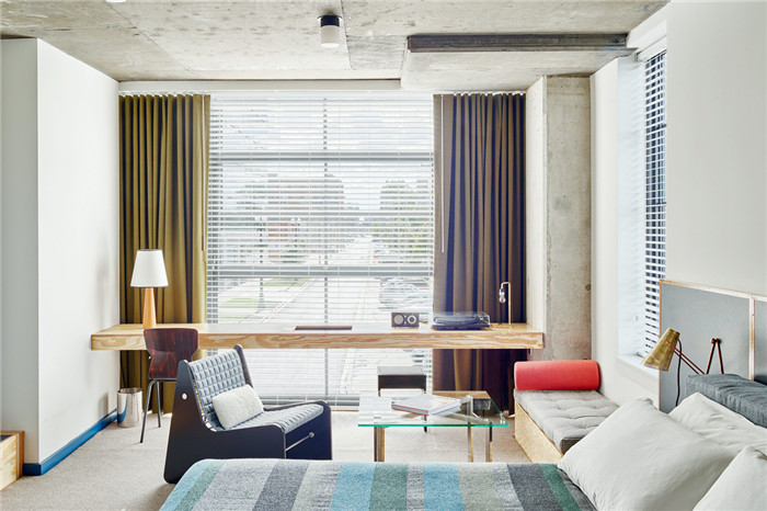 時髦工業(yè)風(fēng)精品酒店設(shè)計   芝加哥Ace酒店客房設(shè)計方案