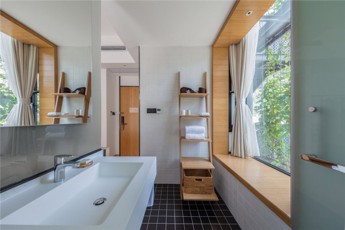 主打自然生態(tài)的廣東璞驛酒店客房衛(wèi)生間設(shè)計方案賞析 主打自然生態(tài)的廣東璞驛酒店客房衛(wèi)生間設(shè)計方案賞析