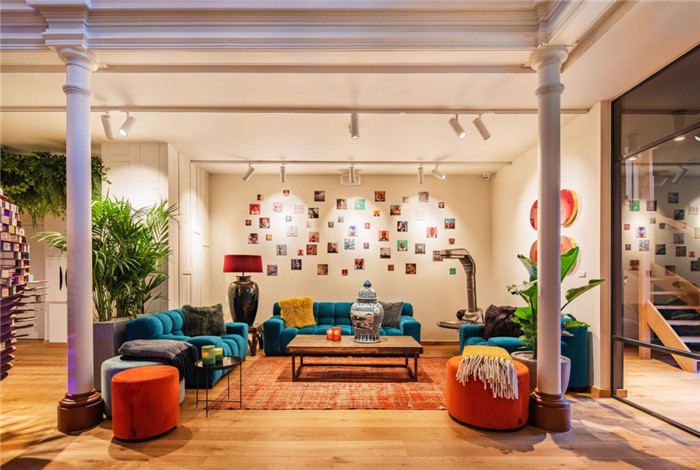 國外社交型精品酒店大廳休閑區(qū)設(shè)計方案  多種房型超新奇