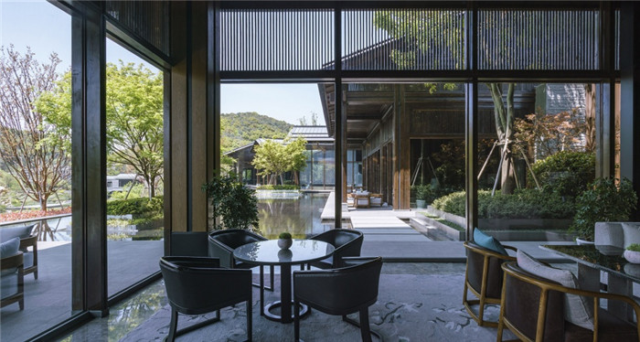 勃朗酒店設(shè)計分享杭州村落式度假酒店設(shè)計方案