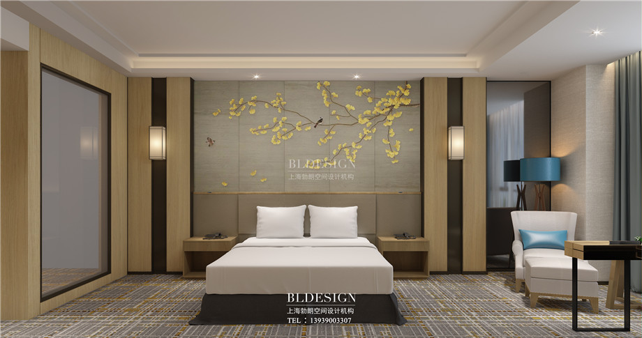河南安陽曙光精品商務(wù)酒店大床房裝修設(shè)計(jì)方案效果圖 河南安陽曙光精品商務(wù)酒店大床房裝修設(shè)計(jì)方案效果圖