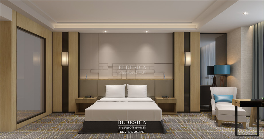 河南安陽曙光精品商務(wù)酒店大床房裝修設(shè)計(jì)方案效果圖 河南安陽曙光精品商務(wù)酒店大床房裝修設(shè)計(jì)方案效果圖