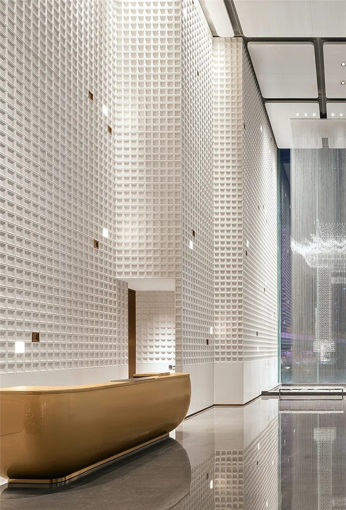 知名酒店設(shè)計(jì)公司楊邦勝新作：南京金鷹G酒店大堂接待臺(tái)設(shè)計(jì)