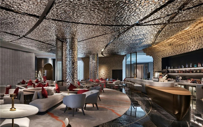 知名酒店設(shè)計(jì)公司楊邦勝新作：南京金鷹G酒店大堂吧設(shè)計(jì)