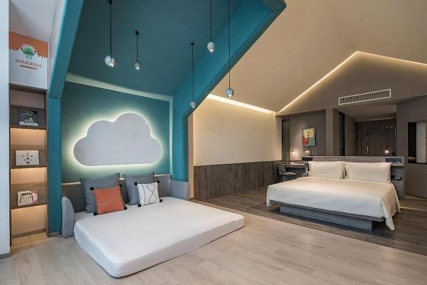 亞朵首家新知社區(qū)中心酒店——愛(ài)琴海亞朵S酒店親子客房設(shè)計(jì)