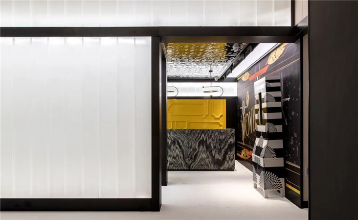 電影跨界酒店  沉浸式電影主題杭州殿影精品酒店大堂設(shè)計