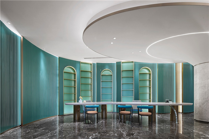 以山與海為主題的酒店大堂公區(qū)&餐廳改造設計方案