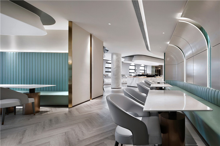 以山與海為主題的酒店大堂公區(qū)&餐廳改造設計方案