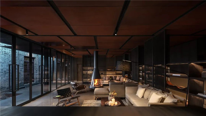 酒店大堂休閑區(qū)設(shè)計-集書店、咖啡、美術(shù)館于一體的精品酒店設(shè)計方案