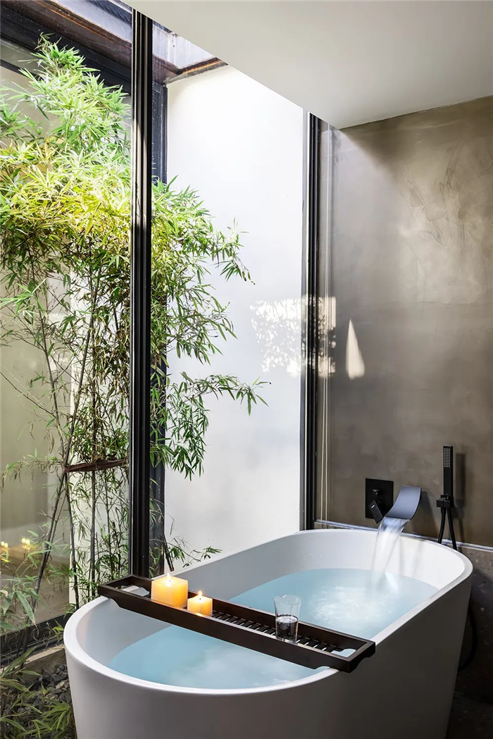 酒店浴室設(shè)計-酒店客房設(shè)計-集書店、咖啡、美術(shù)館于一體的精品酒店設(shè)計方案