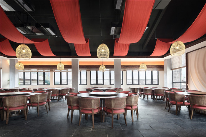 酒店餐廳設(shè)計(jì)-以當(dāng)?shù)厝宋臑橹黝}的九華山禪居度假酒店設(shè)計(jì)方案