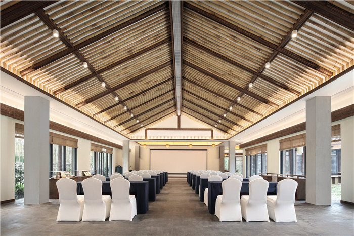 酒店會(huì)議廳設(shè)計(jì)-以當(dāng)?shù)厝宋臑橹黝}的九華山禪居度假酒店設(shè)計(jì)方案