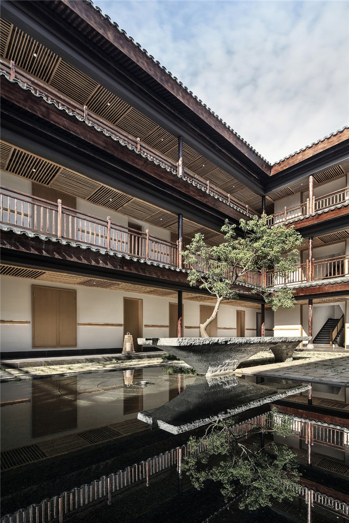 以當(dāng)?shù)厝宋臑橹黝}的九華山禪居度假酒店設(shè)計(jì)方案