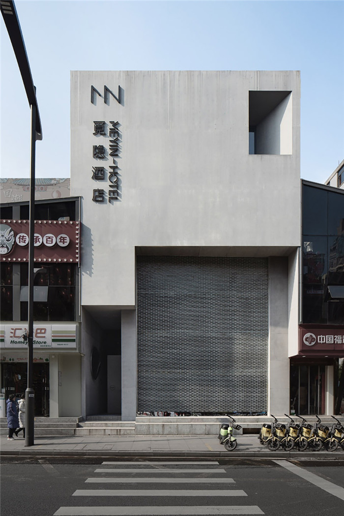 外觀設(shè)計-鬧市中的覓隱精品酒店設(shè)計方案