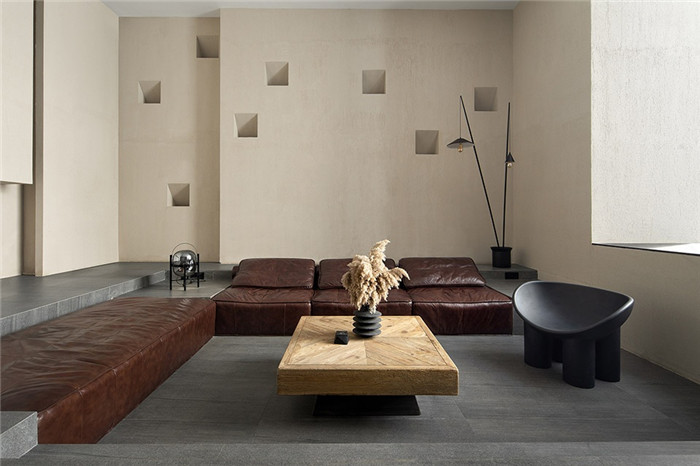 大廳洽談區(qū)設(shè)計-鬧市中的覓隱精品酒店設(shè)計方案