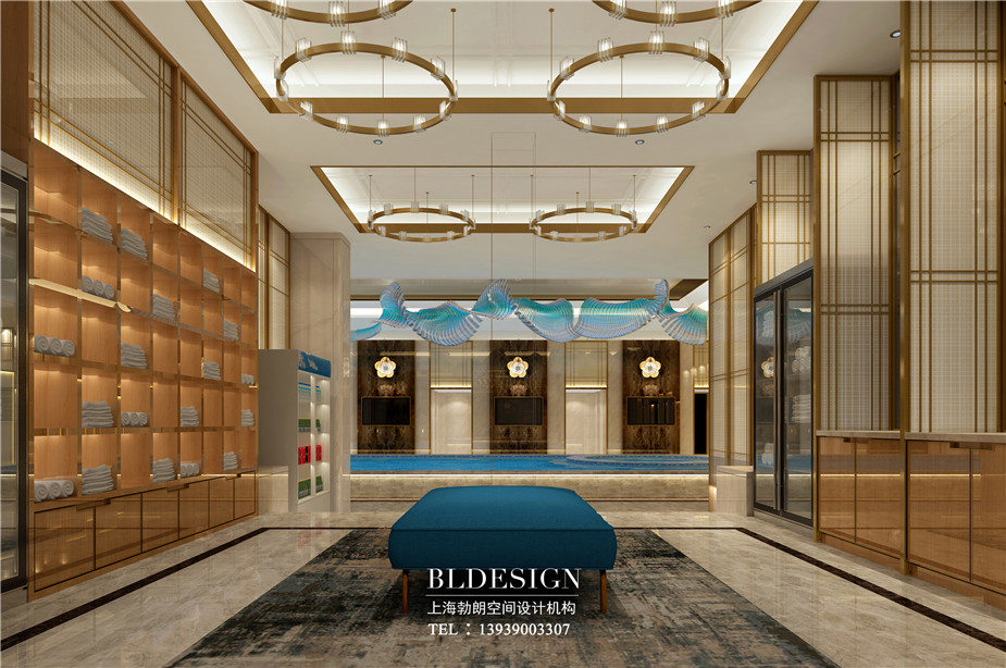 在水一方洗浴酒店浴區(qū)設(shè)計方案效果圖