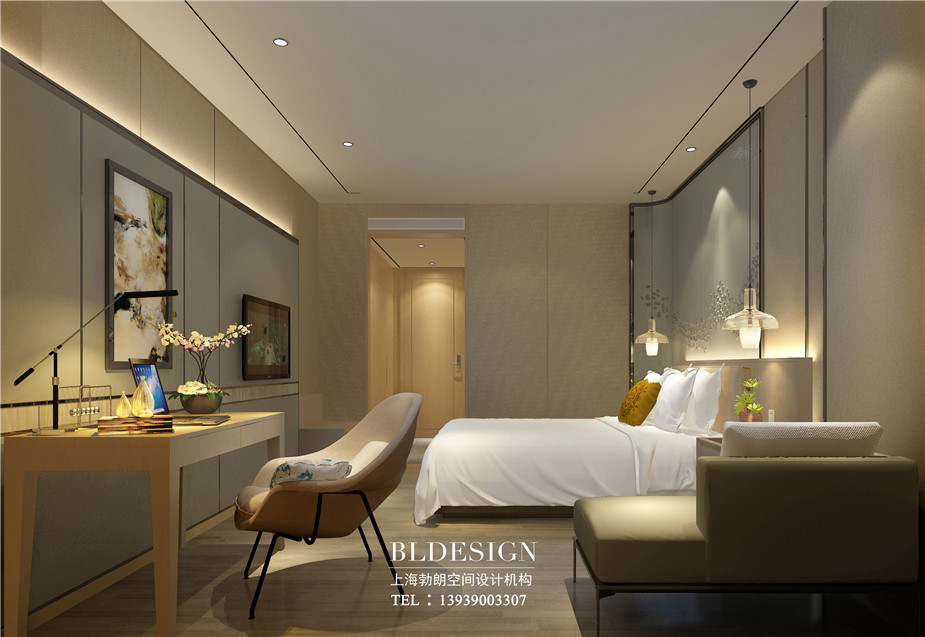 在水一方洗浴酒店客房設(shè)計方案效果圖