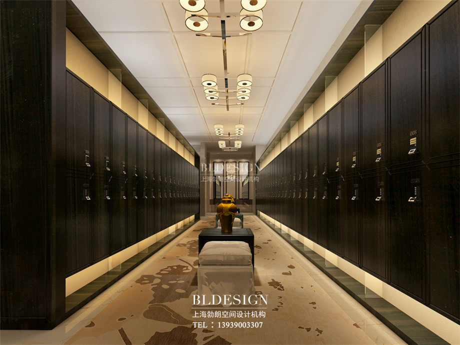 更衣室設(shè)計(jì)-信陽(yáng)沁園春公館洗浴酒店設(shè)計(jì)效果圖