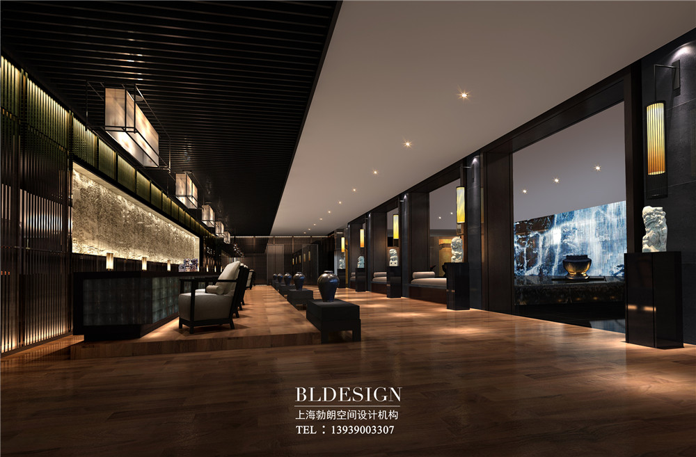 接待大廳設(shè)計(jì)-北京曲水蘭亭溫泉度假酒店設(shè)計(jì)方案