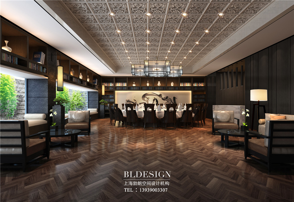 餐廳包房設(shè)計(jì)-北京曲水蘭亭溫泉度假酒店設(shè)計(jì)案例
