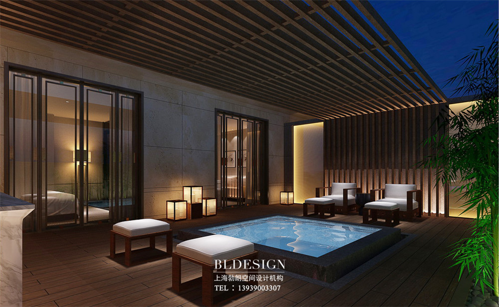 客房露臺(tái)設(shè)計(jì)-北京曲水蘭亭溫泉度假酒店設(shè)計(jì)案例