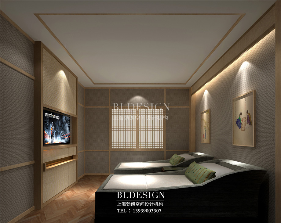 鄭州瀾亭湯泉汗蒸廣場客房設(shè)計效果圖