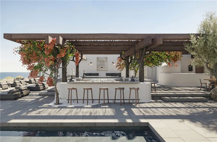 戶外酒吧設(shè)計-靜謐古樸的國外侘寂風(fēng)度假酒店設(shè)計方案 戶外酒吧設(shè)計-靜謐古樸的國外侘寂風(fēng)度假酒店設(shè)計方案