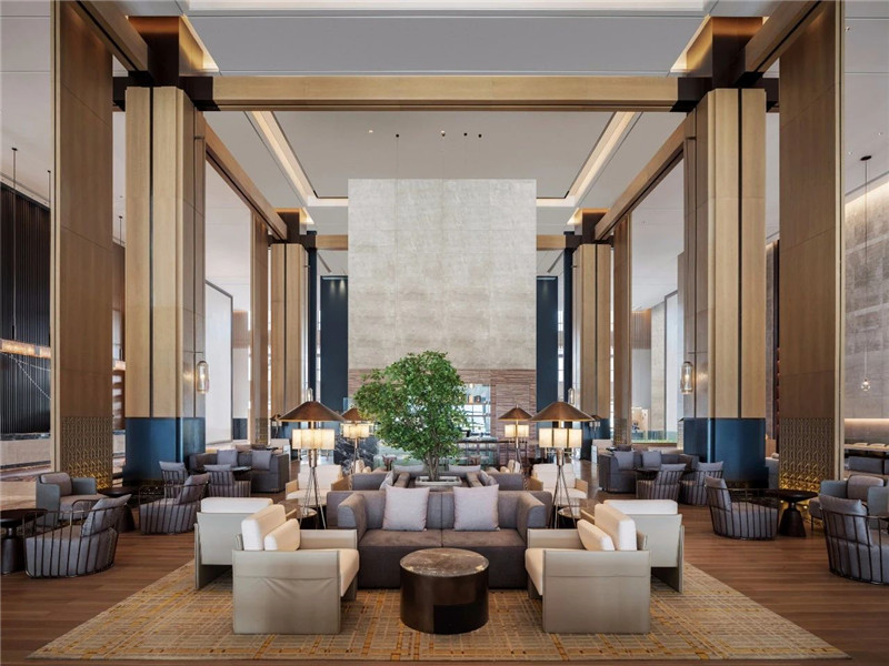 現(xiàn)代新中式岳陽鉑爾曼五星級酒店設計賞析