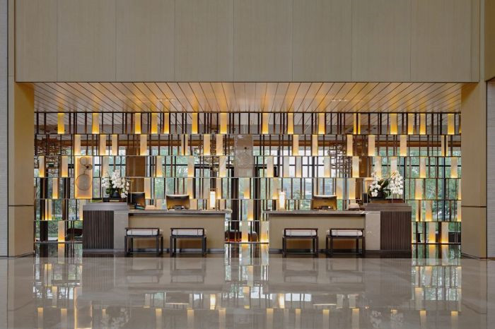 最新開業(yè)   成都海泉灣美憬閣索菲特酒店大堂設(shè)計