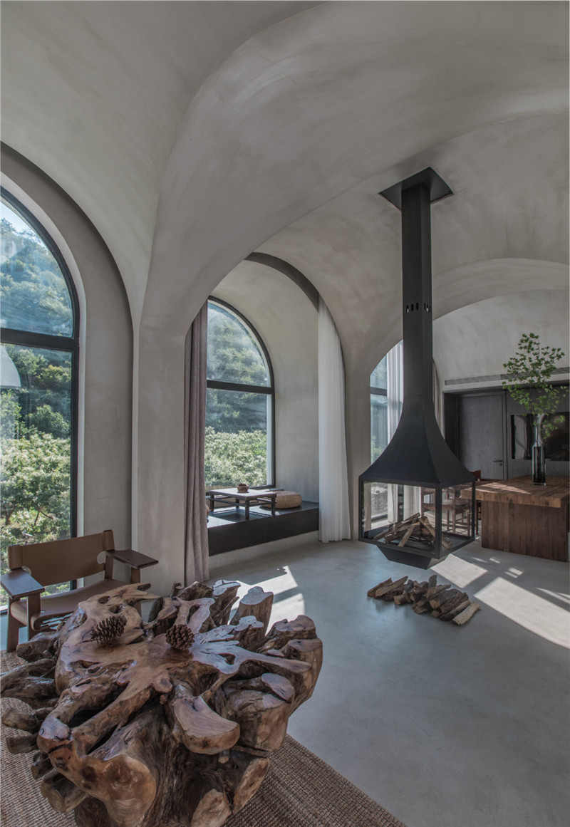 民宿接待大廳設(shè)計-現(xiàn)代藝術(shù)侘寂風(fēng)密境民宿設(shè)計案例賞析 民宿接待大廳設(shè)計-現(xiàn)代藝術(shù)侘寂風(fēng)密境民宿設(shè)計案例賞析