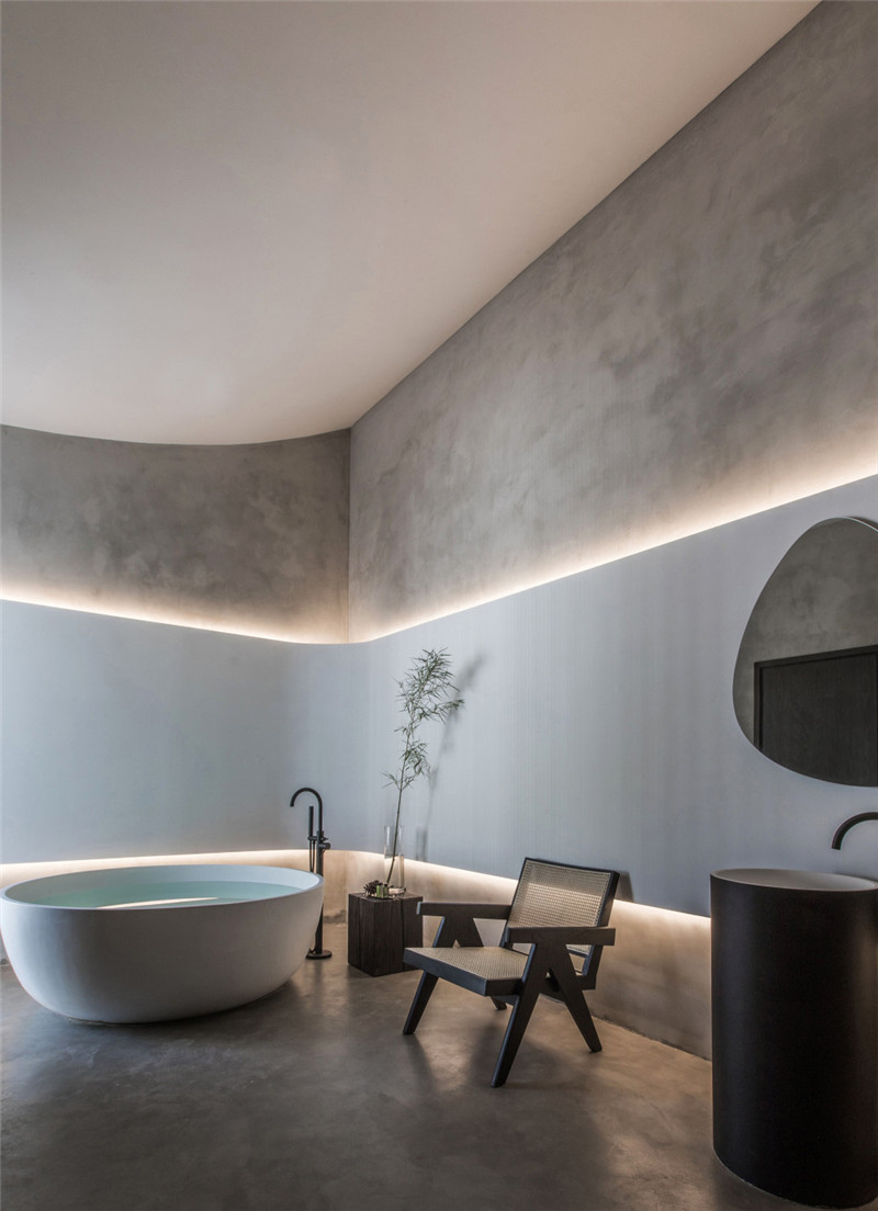 民宿衛(wèi)生間設(shè)計-現(xiàn)代藝術(shù)侘寂風(fēng)密境民宿設(shè)計案例賞析 民宿衛(wèi)生間設(shè)計-現(xiàn)代藝術(shù)侘寂風(fēng)密境民宿設(shè)計案例賞析