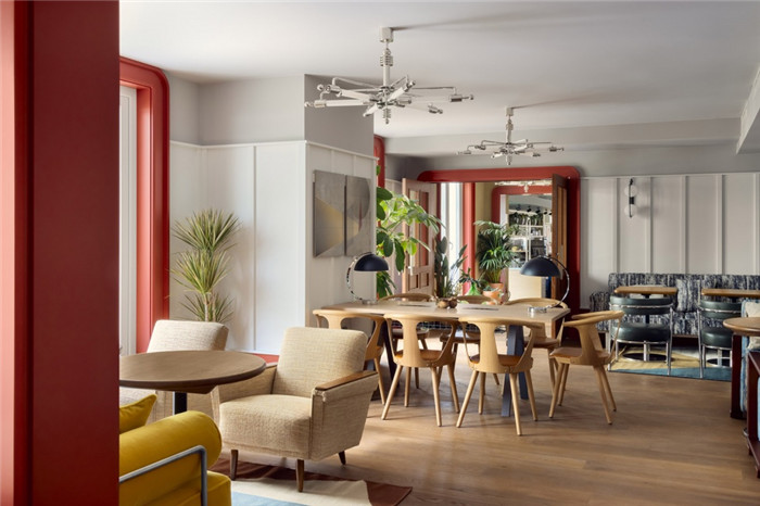 餐廳設(shè)計(jì)-時(shí)尚前鋒主題Schwan Locke公寓式酒店設(shè)計(jì)