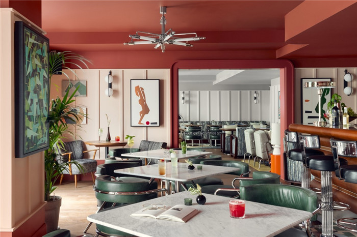 時(shí)尚前鋒主題Schwan Locke公寓式酒店餐廳設(shè)計(jì)