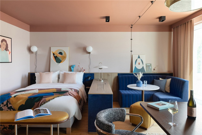 客房設(shè)計(jì)-時(shí)尚前鋒主題Schwan Locke公寓式酒店設(shè)計(jì)