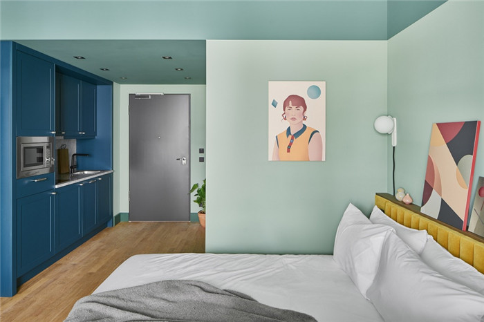 時(shí)尚前鋒主題Schwan Locke公寓式酒店客房設(shè)計(jì)