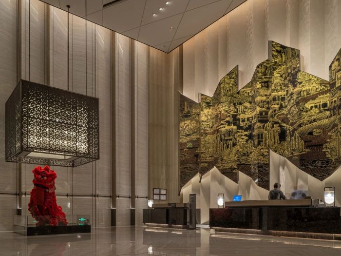 新五星級酒店設(shè)計 佛山新城保利洲際酒店大堂設(shè)計賞析 新五星級酒店設(shè)計 佛山新城保利洲際酒店大堂設(shè)計賞析